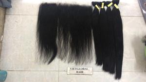 Extensions de cheveux Remy vietnamiennes lisses ondulées naturelles soyeuses et styles de vagues profondes lâches prix d'usine échantillon Stock - Product Image 6