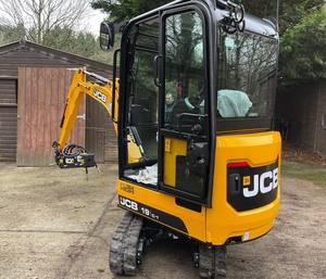 Buy Good Condition Wholesale JCB 19C-1 Full Cab Crawler Mini Excavator for Engine 120kW Power High Digging Power - Product Image 1