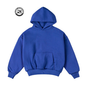 เสื้อฮู้ดสวมหัวสำหรับผู้ชายผ้าคอตตอนฟลีซ100% 500กรัมผ้าแห้งเร็วและระบายอากาศได้ดีสำหรับฤดูร้อนชุดลำลองตามสั่ง - Product Image 2