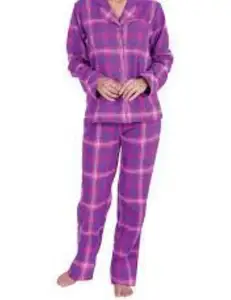 Ensembles de pyjamas en coton chauds d'hiver personnalisés pour femmes avec impression de logo personnalisé et ensembles de pyjamas en coton lavable réutilisables pour femmes