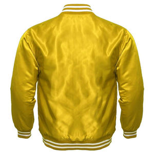 Chaqueta Bomber de Lana para Hombre, Estilo Universitario, Personalizada, Acolchada, Ecológica, Impermeable, Cortavientos, Transpirable, con Hombros Caídos y Capucha de Lona - Product Image 5