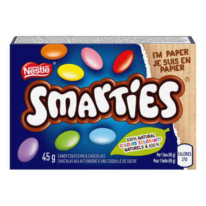 SMARTIESS 25g/8,8 oz Mini Box Solid Milk Chocolate 12 Pack de 100G Sharing Bars Bulk - Product Image 5