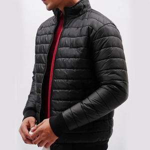 2025 Men's Winter Formal <b>Puffer</b> <b>Jacket</b> with Stand Collar Zipper Front Custom Color & Size Waterproof - Product Image 4