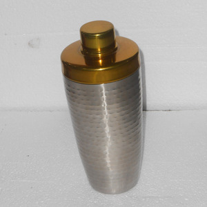 Shaker de barman à cocktail moderne en acier inoxydable couleur or Shaker à cocktail et martini pour accessoires de bar d'hôtel faits à la main - Product Image 4