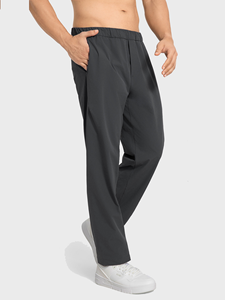 Spring and Summer <b>Men's</b> Casual Commuting Straight-leg Pants Are <b>Loose</b>, Slimming, Quick-drying and Breathable Sports <b>Trousers</b> - Product Image 4