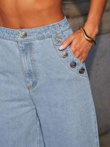 Conjuntos de Trajes de Mezclilla para Mujer, Transpirables, de Secado Rápido, Casuales, de Verano, Alta Calidad, Precio al por Mayor, Nueva Llegada - Product Image 6