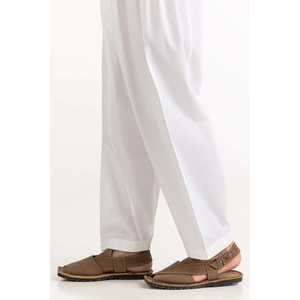 Pantalones Shalwar Básicos Blancos Estilo Harem KSH-CTN23-001 - Product Image 4