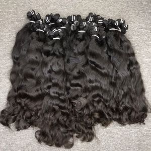 Extensiones de cabello crudo vietnamita ondulado Natural 100% de la mejor calidad, cabello Remy para mujeres Bla, longitud estirada de 30 pulgadas - Product Image 4