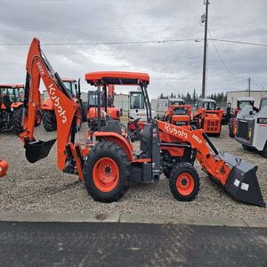 New KUBOTA M62 <b>TRACTOR</b> TLB Front <b>Loader</b> and <b>BACKHOE</b> Attached Complete - Product Image 1