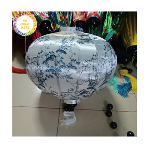 Lanternes en soie artisanat Vietnam lanternes à cadre en bambou décoratives pour l'éclairage des événements café intérieur Restaurant et fêtes de mariage - Product Image 4