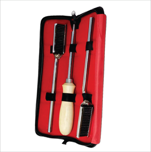 Nuevo raspador dental para caballos con mango de madera, raspador dental equino veterinario, instrumentos veterinarios para trabajos dentales - Product Image 3