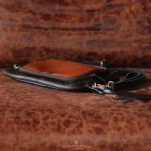 Bandolera de cuero auténtico para hombre, piel de vaca de grano completo duradera con diseño elegante y funcional de Indonesia - Product Image 6