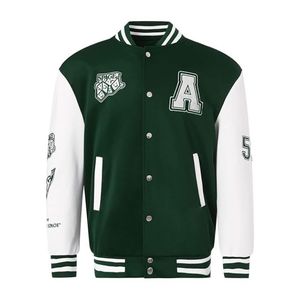 Chaqueta de marca famosa de diseñador al por mayor, chaquetas universitarias de motorista de béisbol informales unisex para hombre, producto de alta calidad - Product Image 1