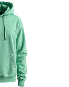 Sweatshirts à capuche de couleur unie pour hommes avec poche kangourou Streetwear en coton doux pour l'automne et l'hiver - Product Image 4