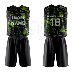 Uniforme d'équipe de volley-ball de haute qualité, respirant, tissu léger, jersey et shorts à séchage rapide, design personnalisé pour l'entraînement - Product Image 3