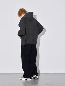 Sudadera con Capucha de Forro Polar de 430G para Invierno, Estilo Casual, Corte Regular, Logotipo Personalizado, Impresión Puff de Alta Densidad, Tinte Liso para Hombre - Product Image 4