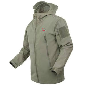 Veste Softshell légère, fabriquée sur mesure, imperméable, prix de gros, fournisseur d'usine, veste d'hiver Softshell pour homme - Product Image 4