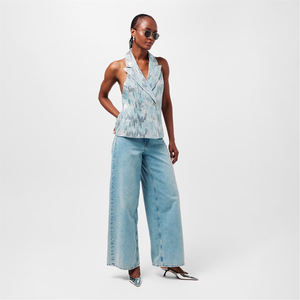 <b>Women</b> Summer <b>Mesh</b> Sleeve Blouse Trendy <b>Women</b> Summer Soft Knit <b>Top</b> Comfortable Wear <b>Women</b> Summer Frill <b>Top</b> Cute Casual Blouse - Product Image 1