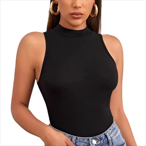 Women Summer Tank <b>Top</b> New Style Round <b>Neck</b> Short Sleeve Short Tank <b>Top</b> Casual for Women - Product Image 1
