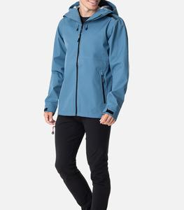 เสื้อแจ็กเก็ตผู้ชายแบบมีฮู้ดกันน้ำระบายอากาศได้ดีใส่เดินทางมีฮู้ดปรับแต่งโลโก้ได้ - Product Image 3