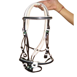Eco Friendly de alta calidad al por mayor 100% Natural caballo brida con riendas - Product Image 1