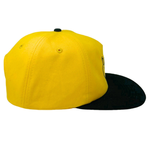 Venta al por mayor 5 paneles bordados Snapback Botón de ala personalizada ojal hebilla de un solo pecho para hombres mujeres todas las edades sombrero de Sol para caminar - Product Image 4