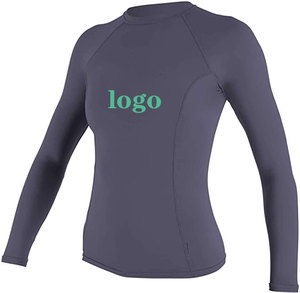 Camiseta de Compresión para Mujer, Blanca, Manga Larga, Protección UV, con Logotipo Frontal Impreso por Transferencia Térmica, Poliéster/Nailon 240g - Product Image 6