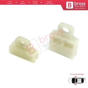 BWR5019+BWR5023 Door Window Glass Holder Connector Sash <b>Clips</b> For Corolla Prius Cruiser Hilux Matrix Vibe RX - Product Image 4