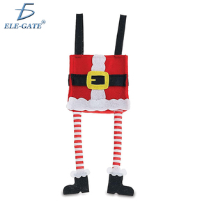 Sacchetto Decorativo a Forma di Piedi di Babbo Natale, Accessori per le Festività - Product Image 1