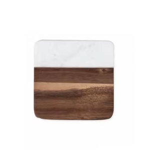 ที่รองแก้วหินอ่อนและไม้สำหรับตกแต่งโต๊ะในบ้านและร้านอาหาร - Product Image 1