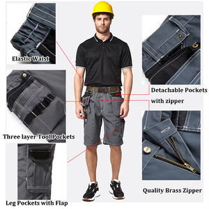 Vente en gros de shorts pour hommes shorts cargo durables et confortables pour l'extérieur shorts de travail multi-poches pour hommes oem - Product Image 6