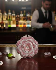 Elegant Resin Casual Floral Embroidery Half Moon Candy Pattern Fashion Evening Clutch Women Party Festive Celebrations Wedding - Product Image 4