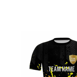 Último Modelo de Uniformes de Fútbol con Serigrafía, Camisetas con Logotipo Personalizado + Conjuntos de Pantalones Cortos, 100% Poliéster, Unisex para Hombre y Mujer, Impermeables - Product Image 4