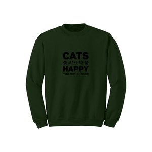 เสื้อสเวตเตอร์ผ้าฝ้ายผสมมี12สีให้เลือกสไตล์ลำลอง260-280พิมพ์ลายสัตว์ออกแบบได้ตามต้องการสำหรับฤดูหนาว - Product Image 3
