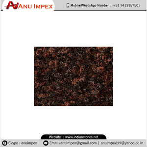 แผ่นหินแกรนิตสีน้ำตาลเข้มคุณภาพสูงดีไซน์หรูหราทันสมัยพร้อมเฉดสีแดงและดำสำหรับใช้ปูกระเบื้องห้องครัว - Product Image 5