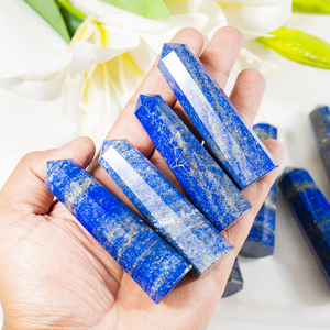 Obélisques/points de tour en lapis-lazuli bleu, 1 kg, polis, cristaux naturels de guérison, très demandés, pour la décoration, au prix de gros. - Product Image 2