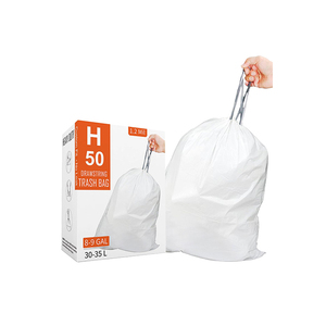 Sacs poubelles à cordon de serrage de qualité export, robustes, en gros, livraison rapide - Product Image 1