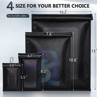 Bolsa Faraday Bloqueadora de Señales para Celular, Anti-Robo, Protector de Llaves, Bloqueador de EMF, GPS, Información de Ubicación, Protector de Tarjetas