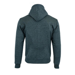Haute qualité hommes fermeture éclair sweats à capuche tissu à séchage rapide léger 100% coton matériel respirant personnalisé Logo impression OEM - Product Image 3