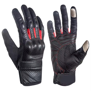 Venta al por mayor impermeable largo invierno cálido motociclista motocicleta guantes pantalla táctil fibra de carbono guantes de motocicleta - Product Image 5