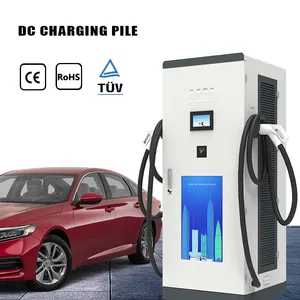 شاحن Evcity DC 180kw 380v محطة شحن السيارات الكهربائية المحمولة السريعة شاشة تعمل باللمس 7 بوصة CE REACH FCC Rohs 12 شهرا