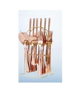 Soporte para cubiertos de cobre de calidad creativa, diseño atractivo, decoración para mesa de comedor, soporte para cubiertos de Indian Metal World - Product Image 5