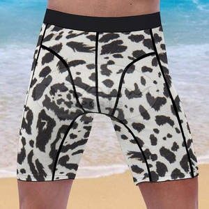 Short de compression décontracté de style unique pour homme avec taille élastique Vente en gros Type de fermeture par sublimation - Product Image 5