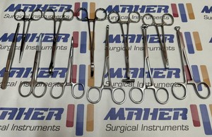 Body Dermal Piercing MINI Slotted 6" Pennington Clamp Forceps <b>Tongue</b> Belly Nose MAHERSI - Product Image 3