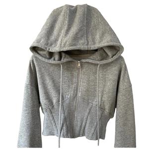 Sudadera con Capucha de Algodón 100% con Estampado Personalizado, Estilo Americano Nuevo Y2K Retro, Ropa de Calle Invernal Transpirable con Cintura Ajustada y Diseño de Parches - Product Image 5