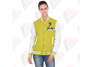 Venta caliente de las mujeres Casual Street Wear Varsity Jacket Nueva moda de impresión personalizada chaqueta transpirable para las mujeres - Product Image 4