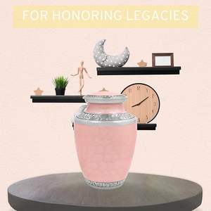 Urna de cremación para adultos grande hecha a mano, jarrón de entierro decorativo para cenizas humanas, funcionalidad de jarrón de suelo - Product Image 2