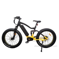 Vélo de montagne électrique à moteur central Bafang, longue portée, facile à conduire, 8 vitesses, 48 V, 250 W