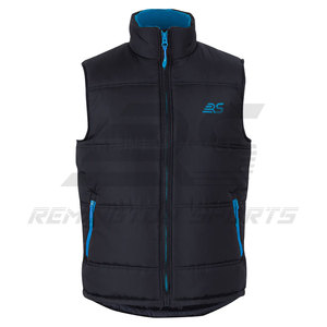 Doudoune en duvet d'hiver à la mode de haute qualité avec gilet à capuche demi veste sans manches pour hommes veste sans manches - Product Image 3