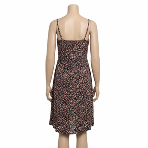 Vestido transpirable estampado con tirantes finos, mezcla de algodón y poliéster, tela suave ligera, ropa de playa de verano para mujer, vestido de fiesta - Product Image 4